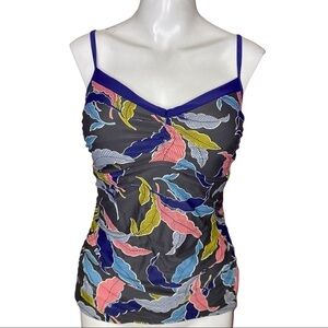 Boden Leaf Tankini TOP Size 8